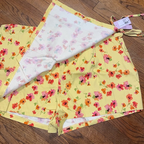 •WILD FABLE•NWT YELLOW FLORAL SKORT SIZE 3X - Picture 8 of 11